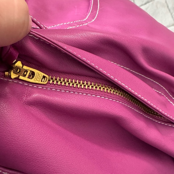 Staud Eli Faux Leather Pants In Pink Fuchsia NWT - Picture 13 of 15